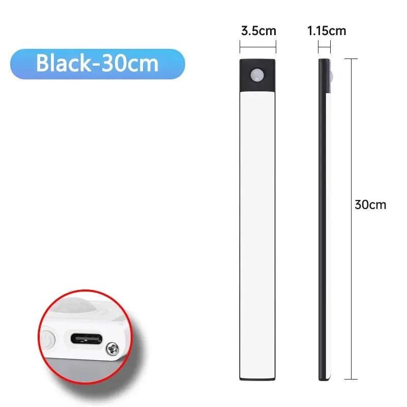Motion Sensor LED Cabinet Light - USB-C Rechargeable