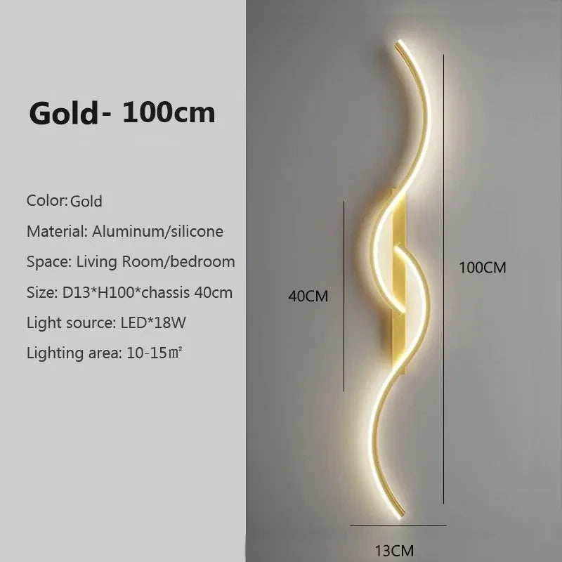 Minimalist LED Strip Wall Sconce