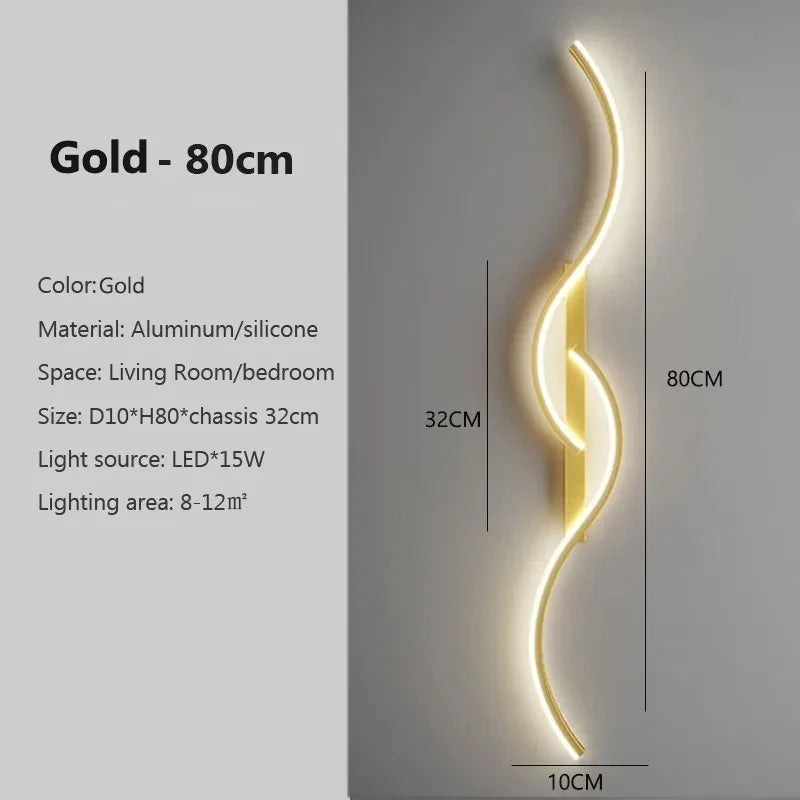 Minimalist LED Strip Wall Sconce