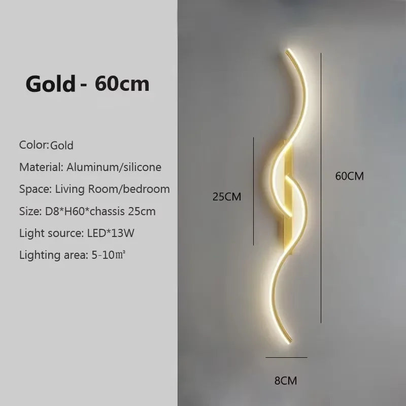 Minimalist LED Strip Wall Sconce