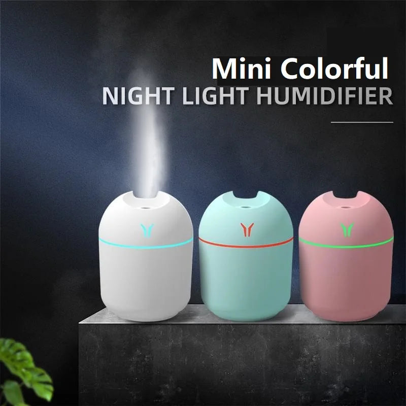 Mini USB Aromatherapy Diffuser with LED Light
