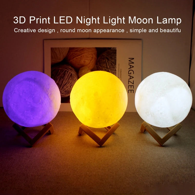Moon & Book LED Night Light - moon-in-a-book design with a sweet storybook touch | Moderish Home