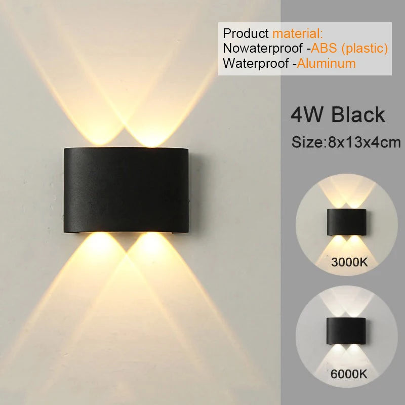 Modern LED Wall Sconce - Up & Down Light