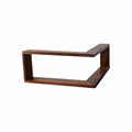 Corner Floating Wall Shelf - Space Saving Wood Display