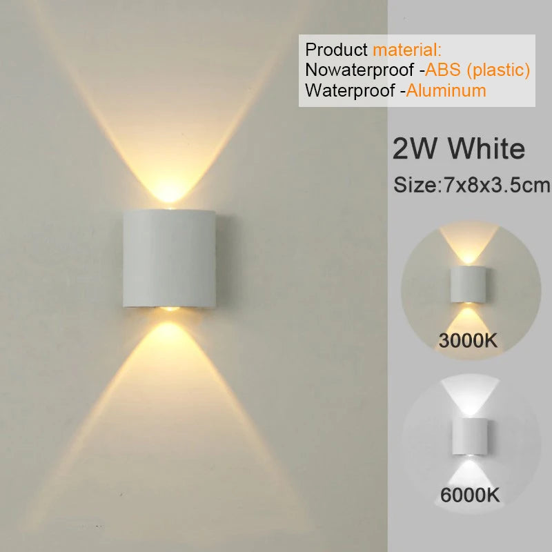 Modern LED Wall Sconce - Up & Down Light