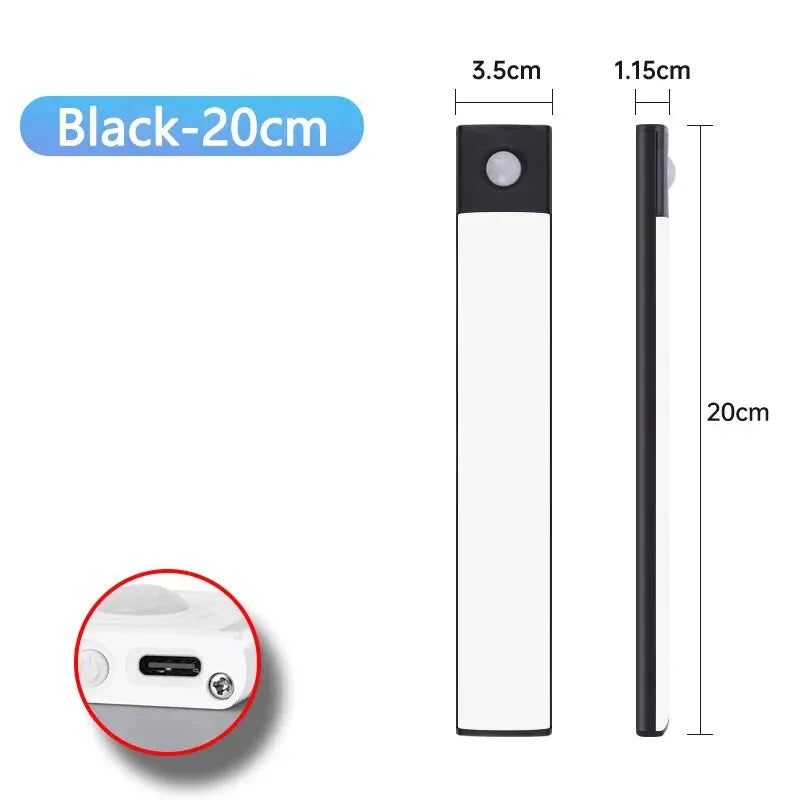 Motion Sensor LED Cabinet Light - USB-C Rechargeable