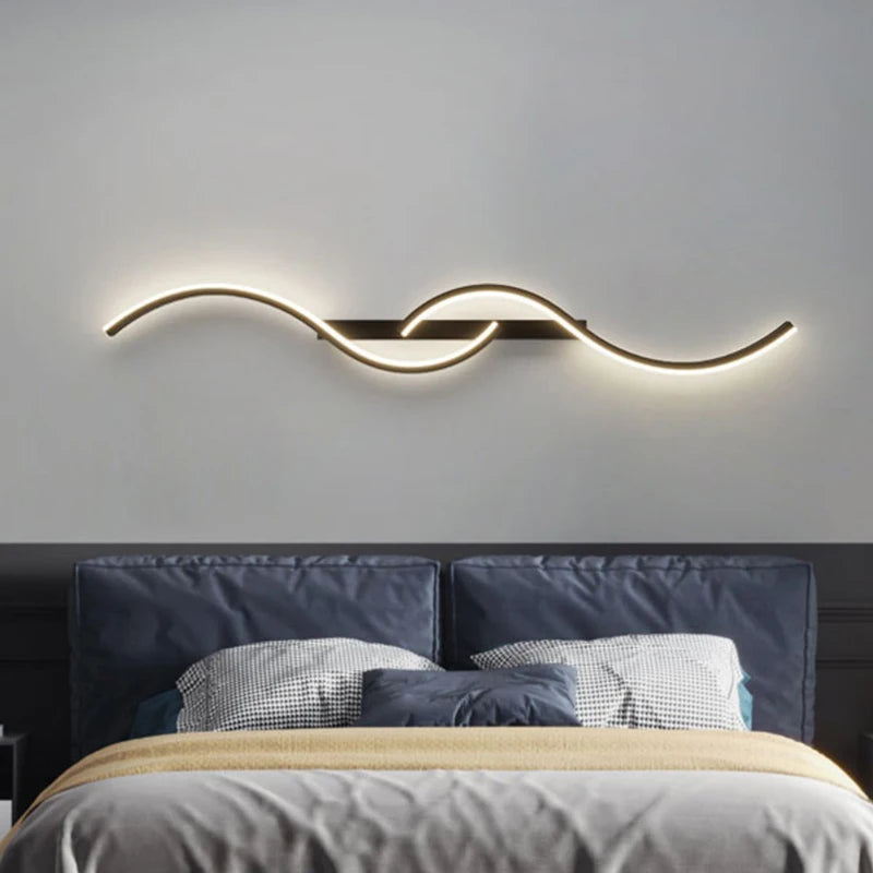 Minimalist LED Strip Wall Sconce - warm white, cool white, or stepless dimming options | Moderish Home
