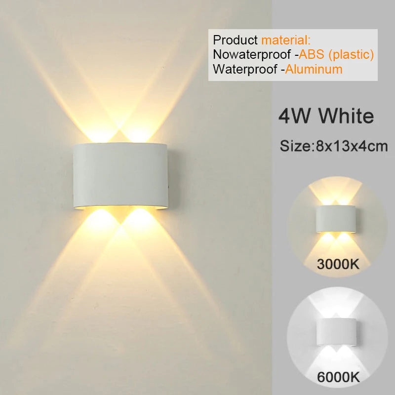 Modern LED Wall Sconce - Up & Down Light