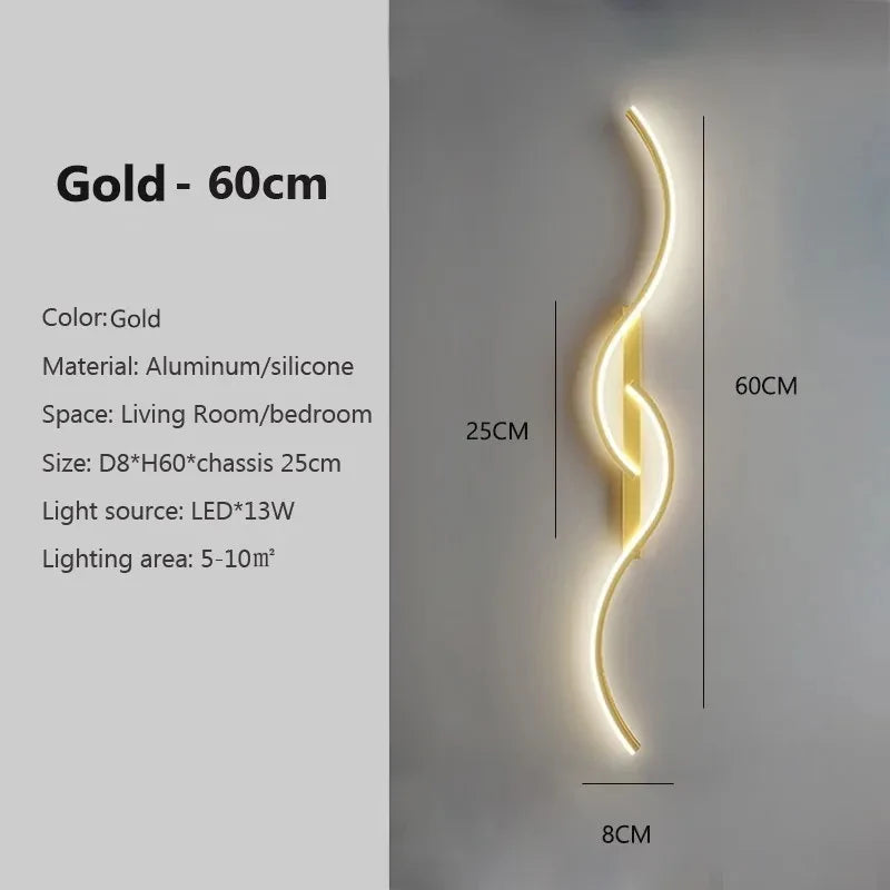 Minimalist LED Strip Wall Sconce