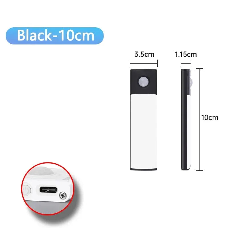 Motion Sensor LED Cabinet Light - USB-C Rechargeable