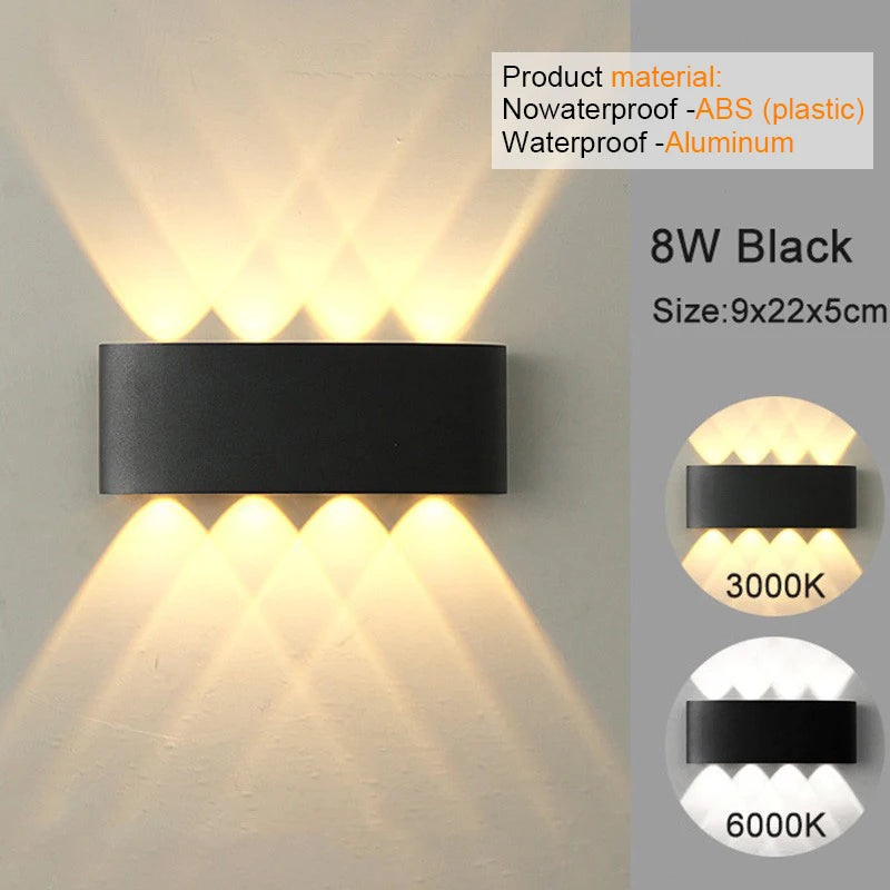 Modern LED Wall Sconce - Up & Down Light