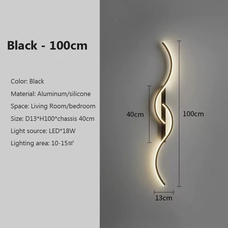 Minimalist LED Strip Wall Sconce