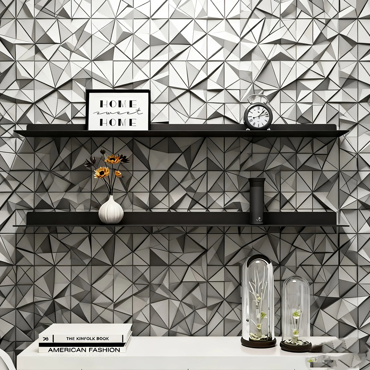 Floating Iron Bookcase Shelf - Modern Minimalist - wall-mounted floating design for a clean modern look | Moderish Home