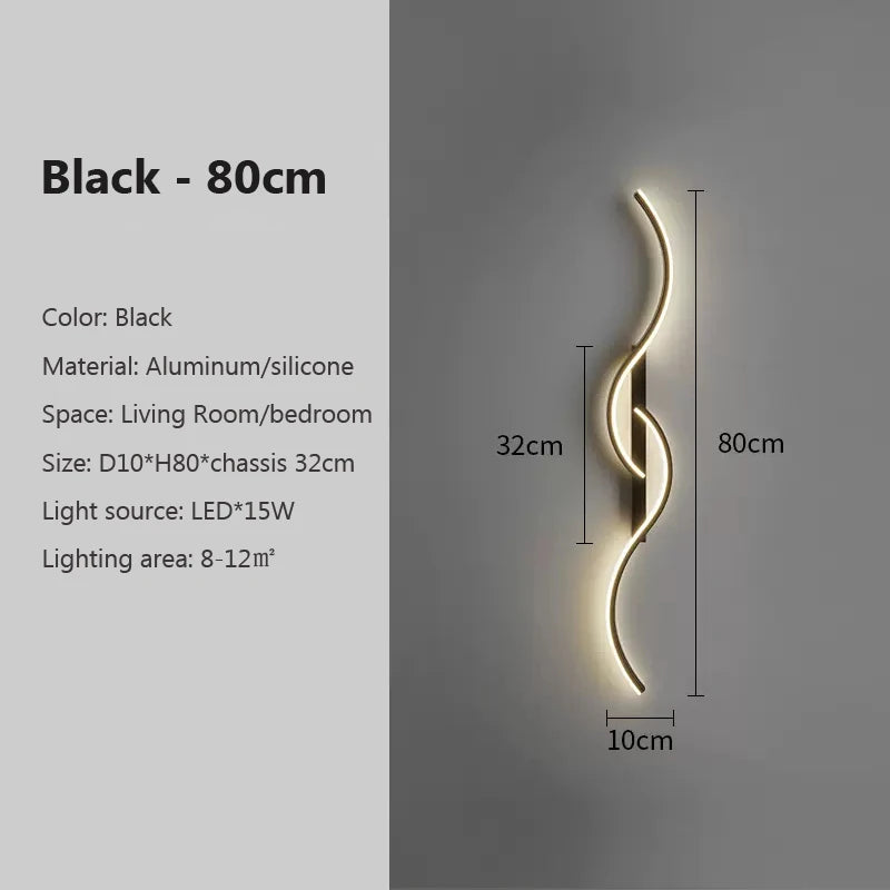 Minimalist LED Strip Wall Sconce