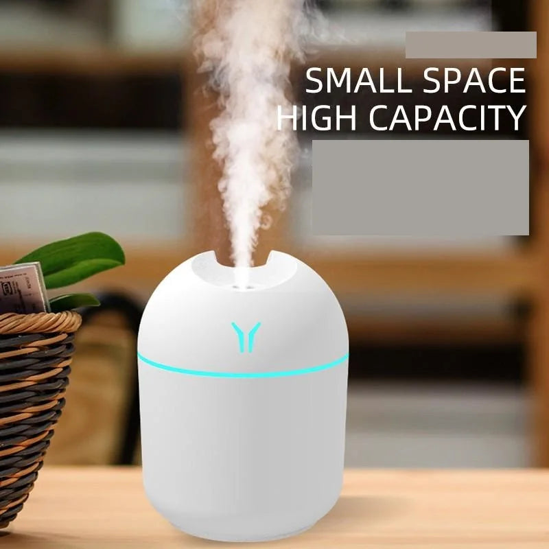 Mini USB Aromatherapy Diffuser with LED Light - soft LED color light for a calming ambience | Moderish Home