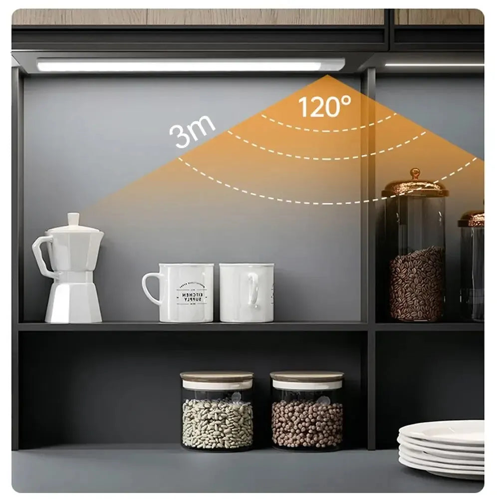 Motion Sensor LED Cabinet Light - USB-C Rechargeable - USB-C rechargeable, no batteries to replace | Moderish Home