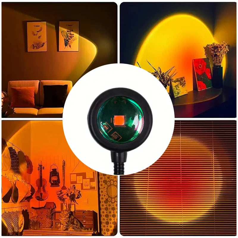 Sunset Projection Lamp - popular backdrop for photos and video calls | Moderish Home