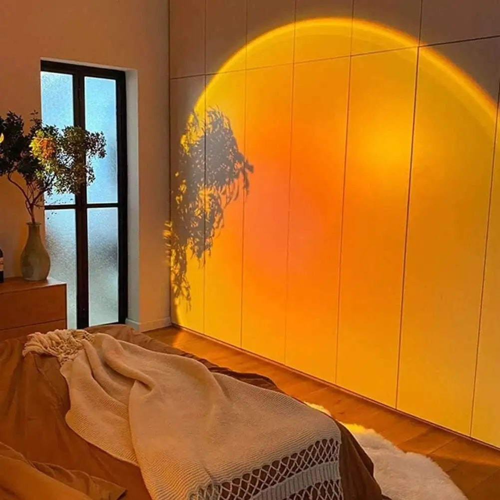 Sunset Projection Lamp - multi-angle rotatable head to aim the light | Moderish Home