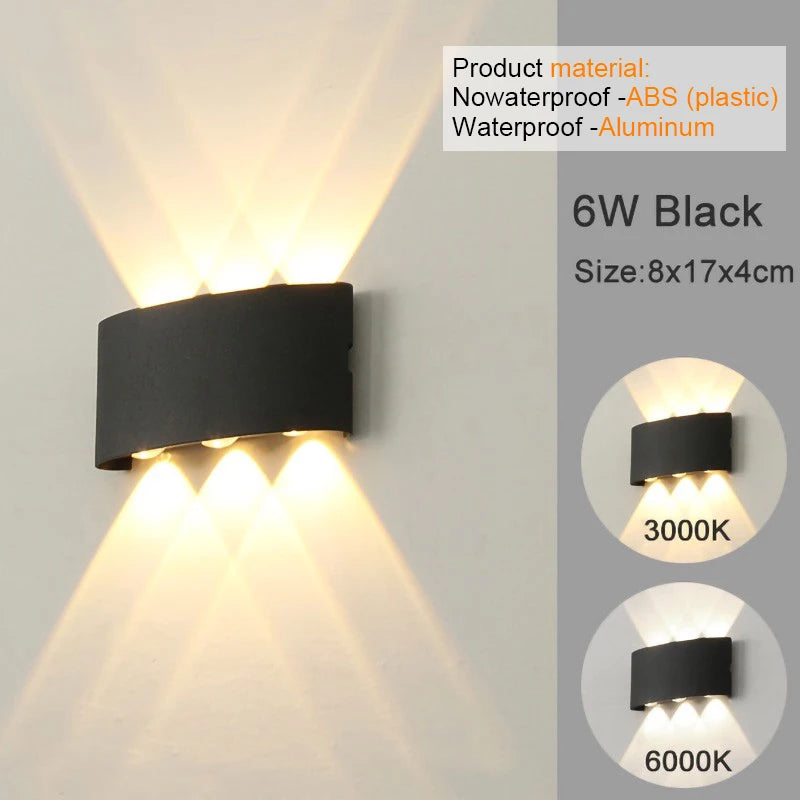 Modern LED Wall Sconce - Up & Down Light