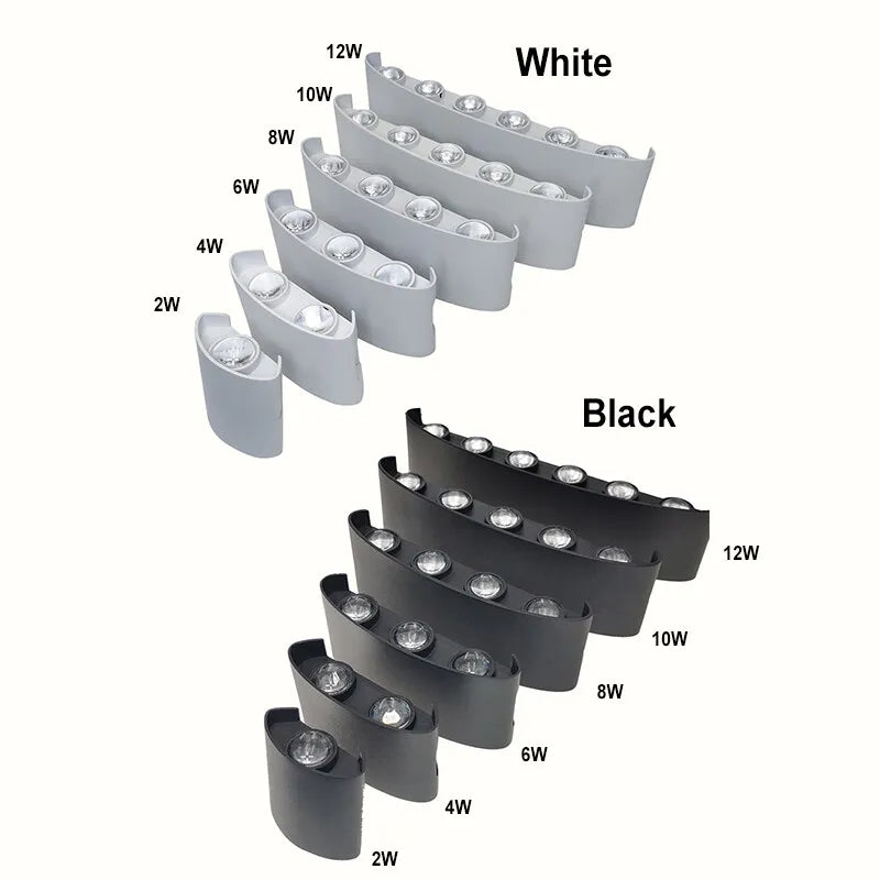 Modern LED Wall Sconce - Up & Down Light - up-and-down beam design adds warmth and dimension | Moderish Home