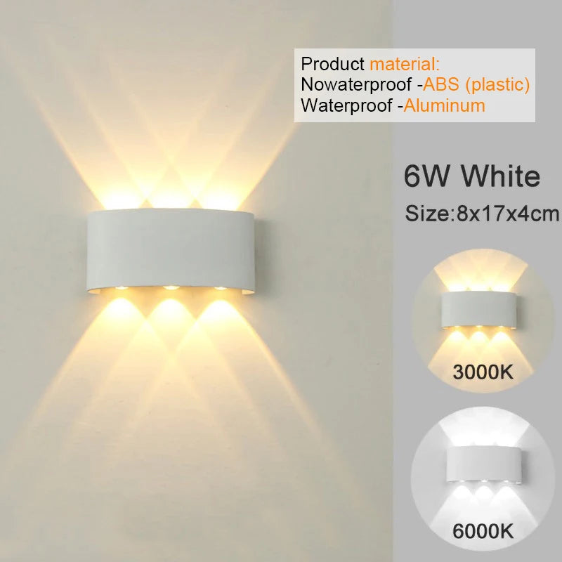 Modern LED Wall Sconce - Up & Down Light